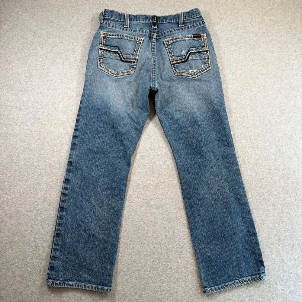 Ariat M5 Straight Leg Jeans Men 32x30 Blue FR Flame Resistant Denim Workwear